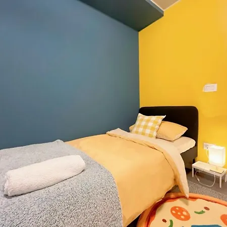 B&B Pizza Room Twin Room Near Navigli Milan Homestay szállás Milánó